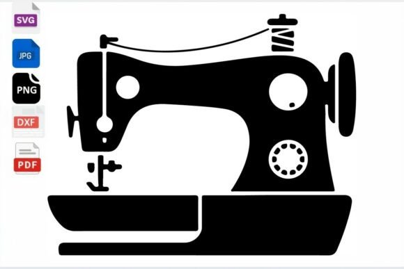 Download Vintage Sewing Machine SVG Clipart - Sewing machine svg Collection