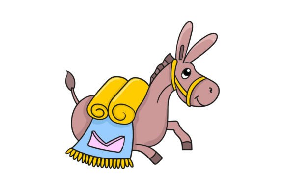 Download A Donkey Carrying Merchandise - Merchandise Collection