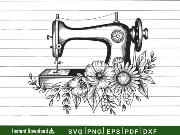 Download Sewing Machine SVG, Craft Silhouette - Sewing machine svg Collection