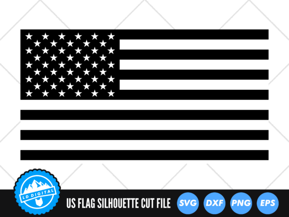 Download American Flag Silhouette SVG | USA Flag - Usa Collection