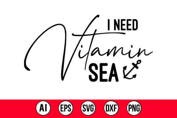Download I Need Vitamin Sea SVG - Sea svg Collection
