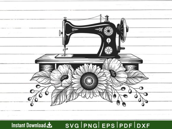 Download Sewing Machine SVG, Craft Silhouette - Sewing machine svg Collection