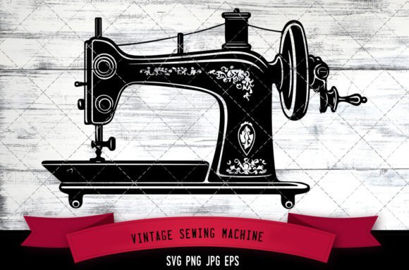 Download Vintage Sewing Machine SVG - Sewing machine svg Collection
